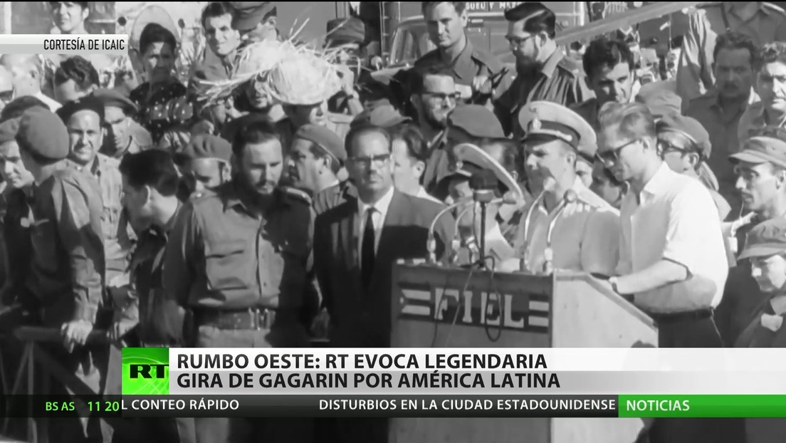 Rumbo oeste: RT evoca la legendaria gira de Yuri Gagarin por América Latina