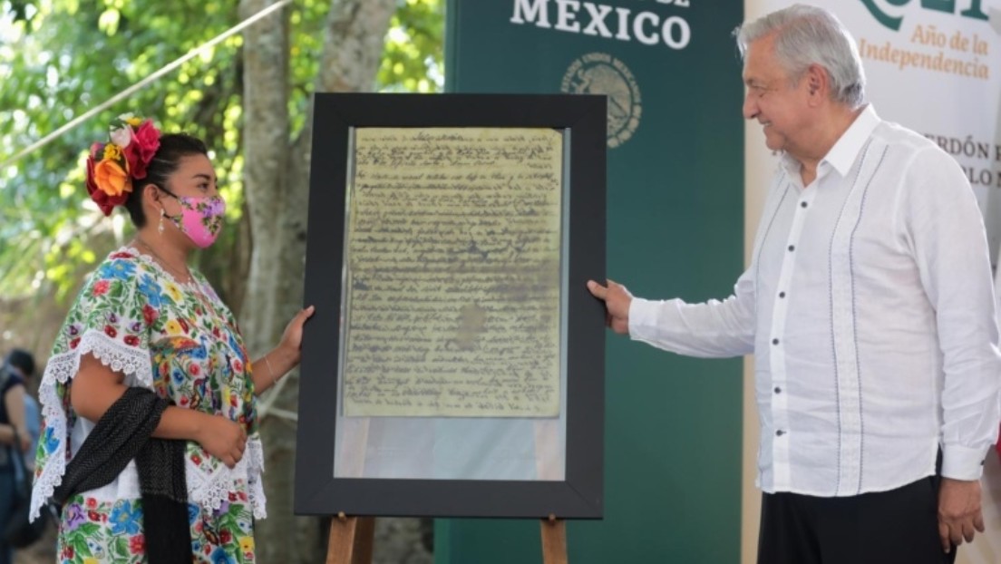 López Obrador pide perdón al pueblo maya por los "terribles abusos" que sufrieron desde la Conquista española