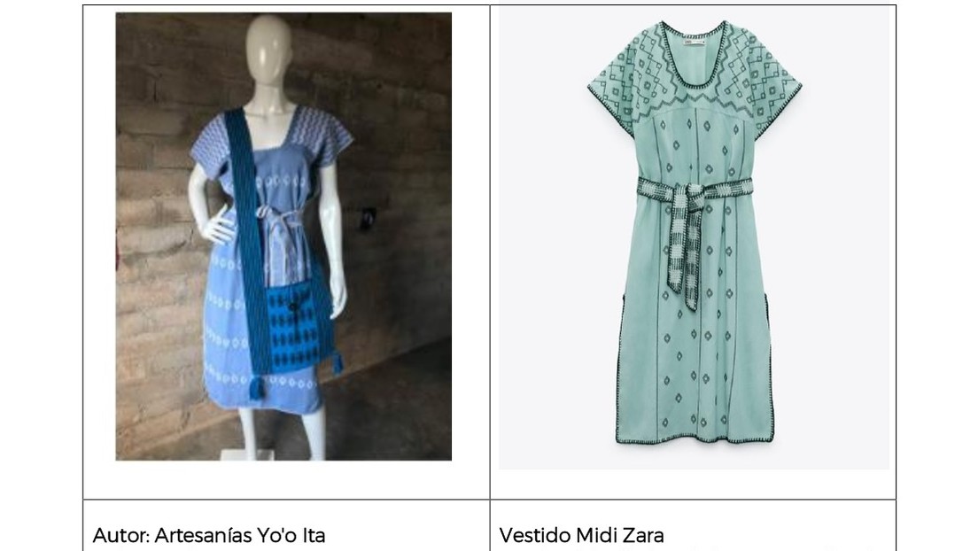 México acusa a Zara de apropiación cultural por copiar el diseño del huipil oaxaqueño en un vestido