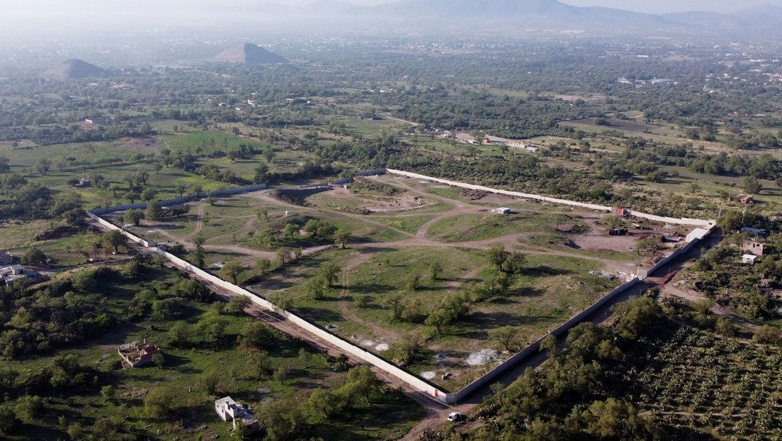 La Policía de México incauta los terrenos de la zona arqueológica de Teotihuacán en donde se construían obras ilegales que dañaron el patrimonio