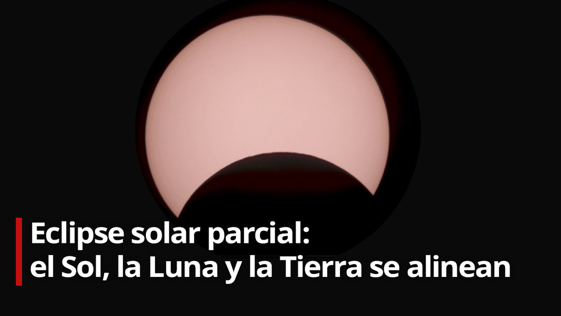 Eclipse solar parcial: el Sol, la Luna y la Tierra se alinean (VIDEO)