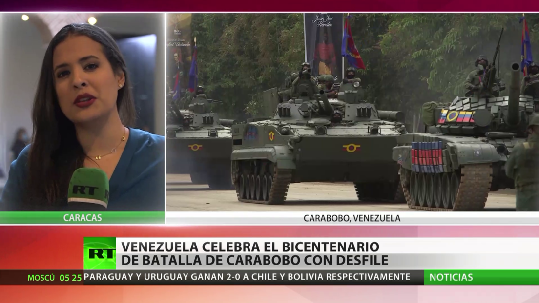 Venezuela celebra el bicentenario de la Batalla de Carabobo con un desfile militar