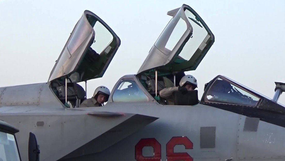Rusia traslada a su base en Siria dos cazas MiG-31K capaces de portar misiles Kinzhal