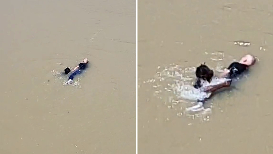 Un inmigrante senegalés salva a un anciano de ahogarse en un río en España (VIDEO)
