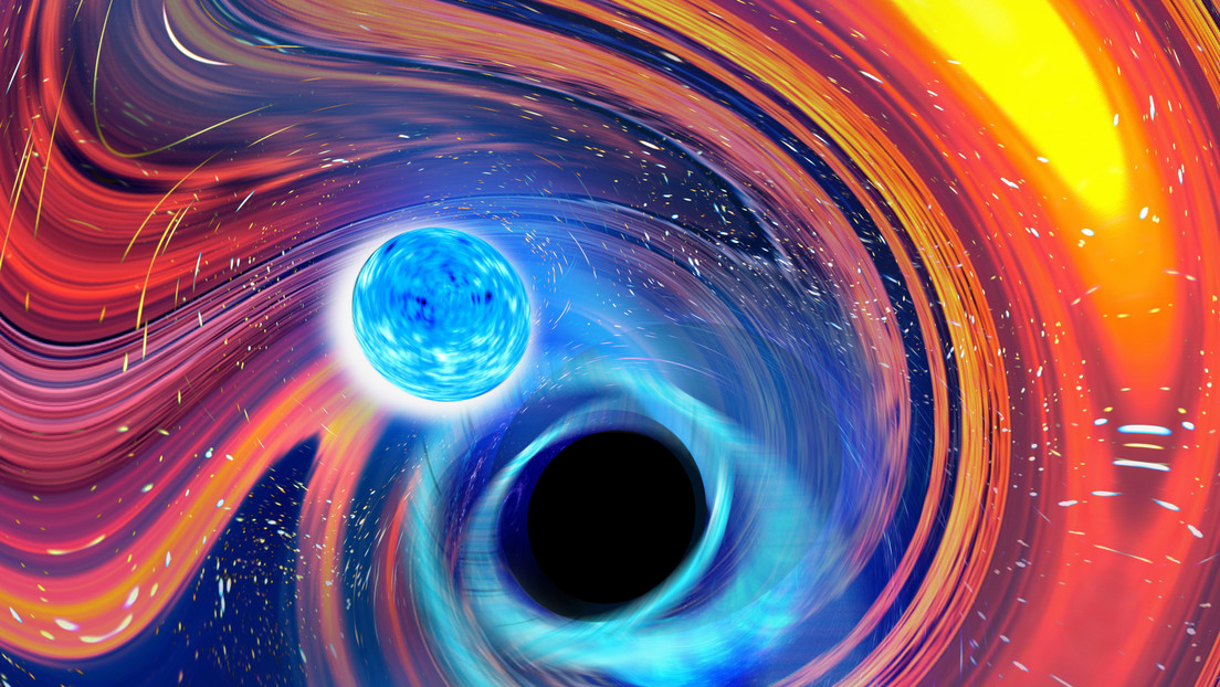 Científicos confirman por primera vez colisiones entre estrellas de neutrones y agujeros negros, que se tragan a sus compañeras como Pac-Man