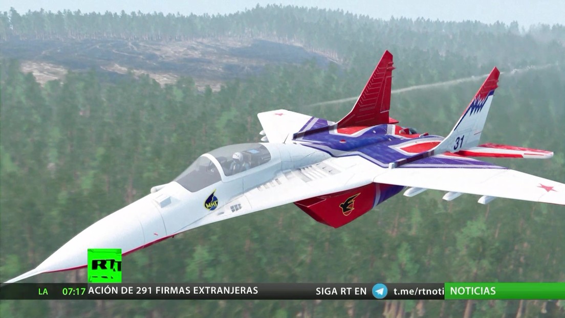 Rusia presenta un caza furtivo de 5.ª generación durante el salón MAKS 2021