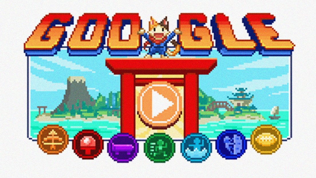 Google lanza su mayor 'doodle' en forma de videojuego para celebrar el inicio de los JJ.OO. de Tokio (VIDEO)