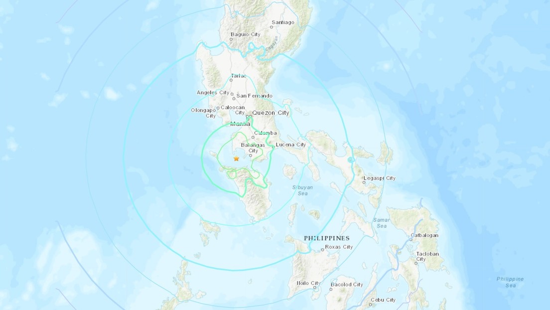 Se produce un terremoto de magnitud 6,7 frente a las costas de Filipinas