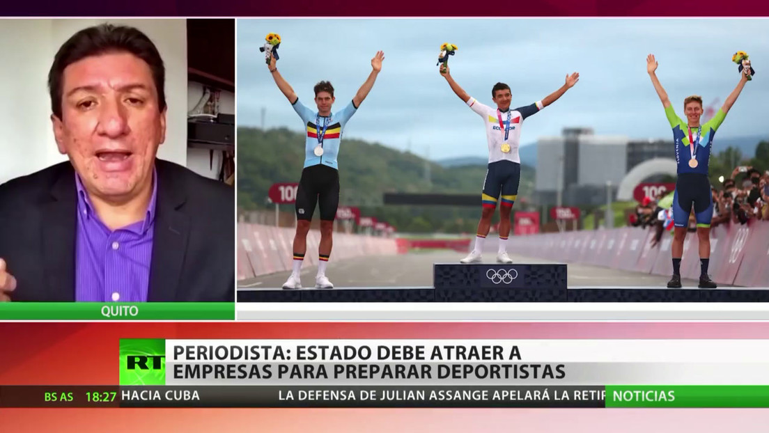 Periodista ecuatoriano considera que el Estado debe lograr que las empresas ayuden a preparar a los deportistas