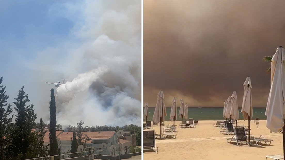 VIDEOS: Escenas 'apocalípticas' de un incendio forestal "sin precedentes" en Turquía que amenaza zonas residenciales