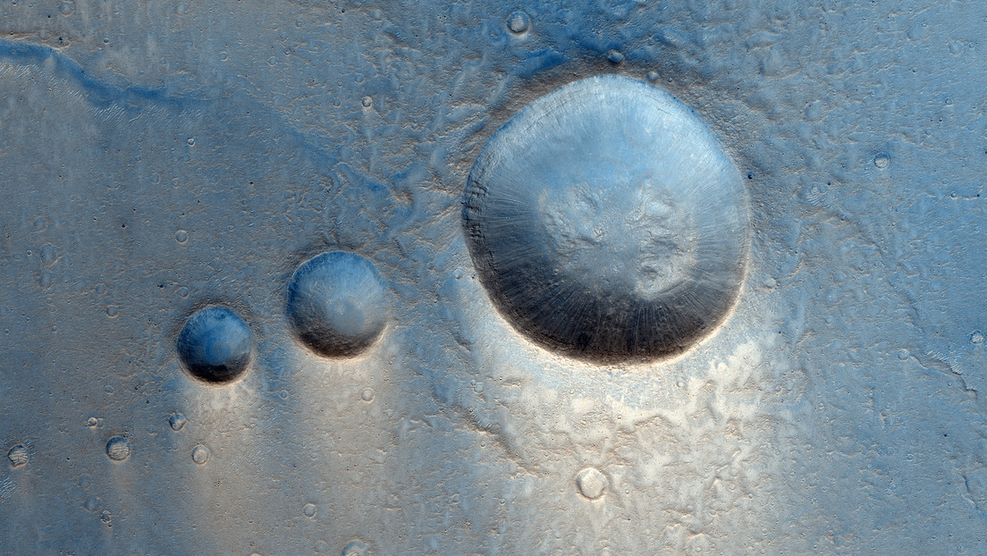 Publican una detallada imagen de cráteres marcianos que esconden el pasado volcánico del planeta