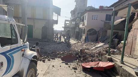 Primeras imágenes de las destrucciones causadas por el terremoto de magnitud 7,2 en Haití, que desató una alerta de tsunami