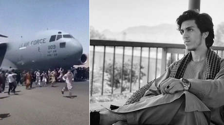 Reportan que los restos humanos hallados en el tren de aterrizaje de un avión de EE.UU. que despegó de Kabul son los de un joven futbolista