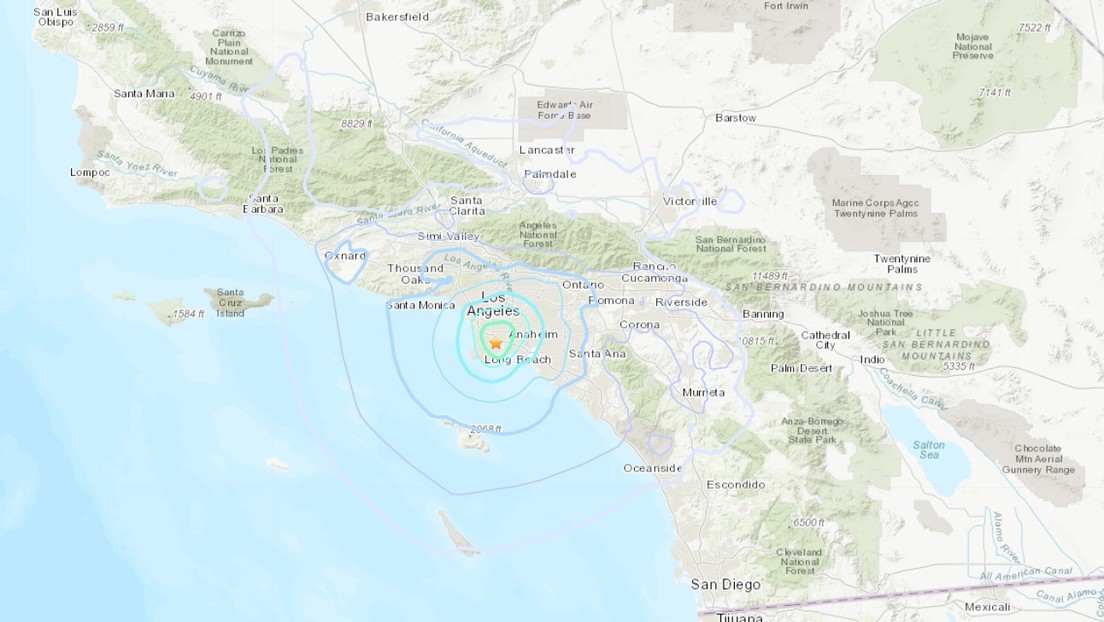 Se registra un sismo de magnitud 4,3 cerca de Los Ángeles