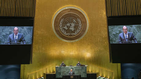 "Ante los desafíos globales, el mundo necesita unidad": Lavrov critica la política de doble rasero y llama a respetar el rol de la ONU