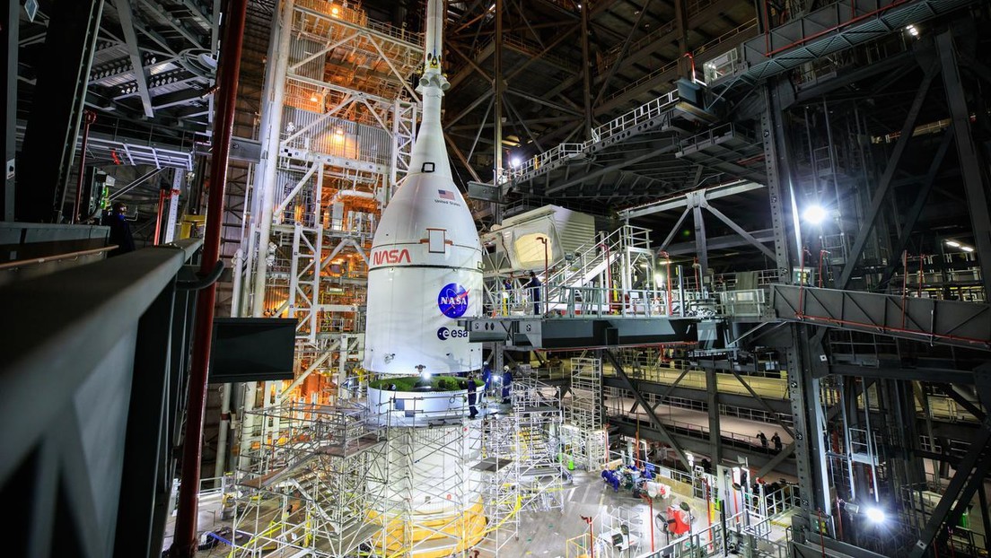 La NASA prepara el lanzamiento de un megacohete espacial no tripulado alrededor de la Luna