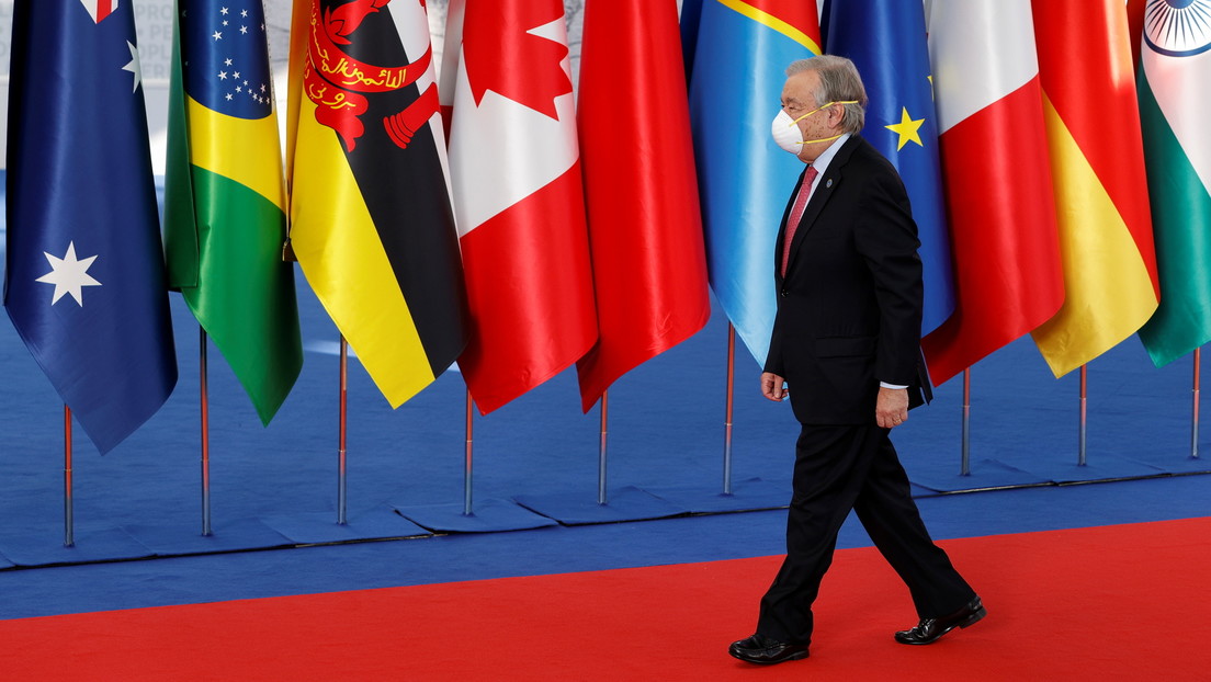 El secretario general de la ONU tras la cumbre del G20: "Dejo Roma con mis esperanzas incumplidas"