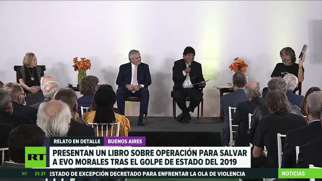 Presentan un libro sobre el operativo para salvar a Evo Morales tras el golpe del 2019