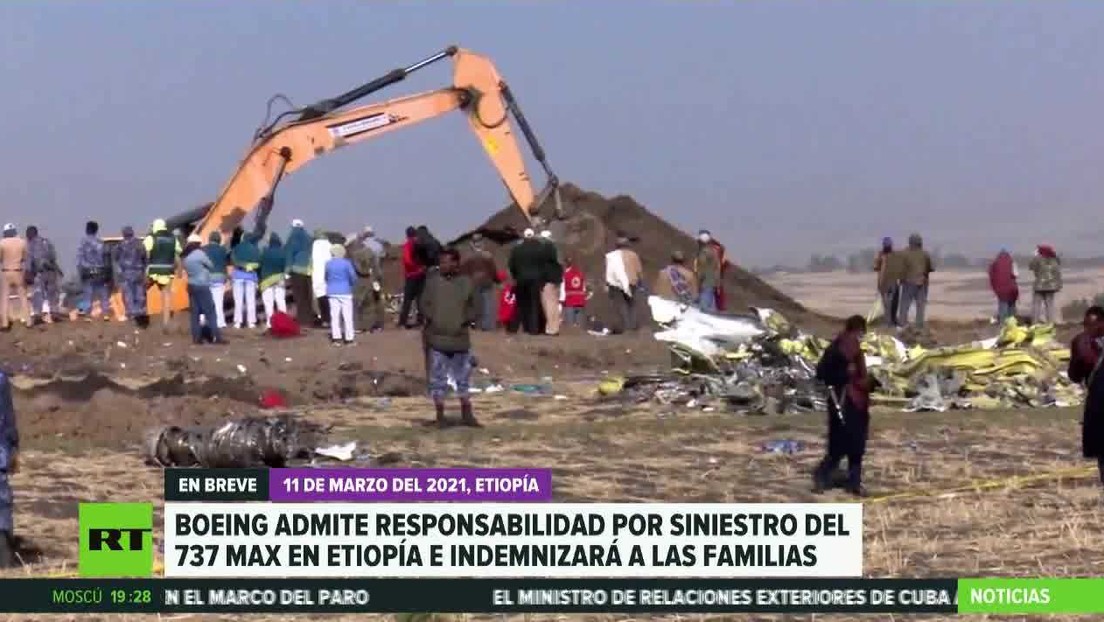 Boeing acepta la responsabilidad por el accidente de un 737 Max en Etiopía