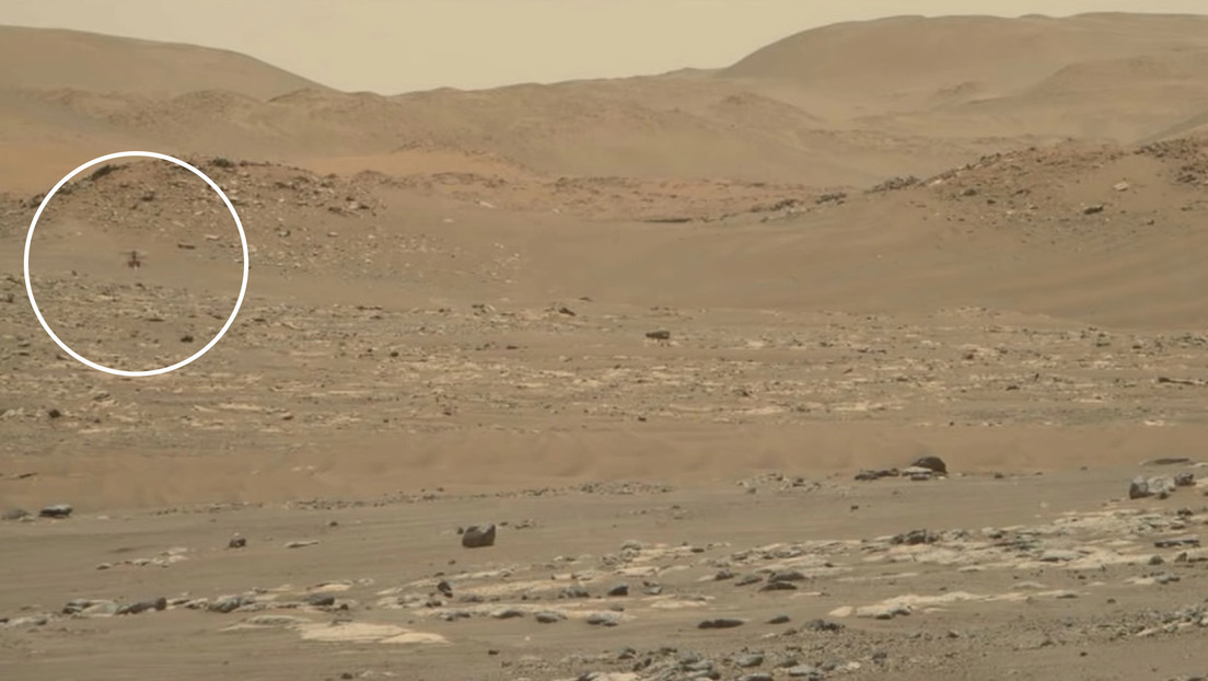 El róver Perseverance capta en video el vuelo del helicóptero en Marte y las imágenes brindan "la vista más detallada" de la aeronave en acción