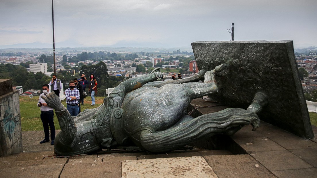 Polémica entre el alcalde de Cali y el ministro de Defensa de Colombia por la restauración de la estatua del conquistador español Belalcázar