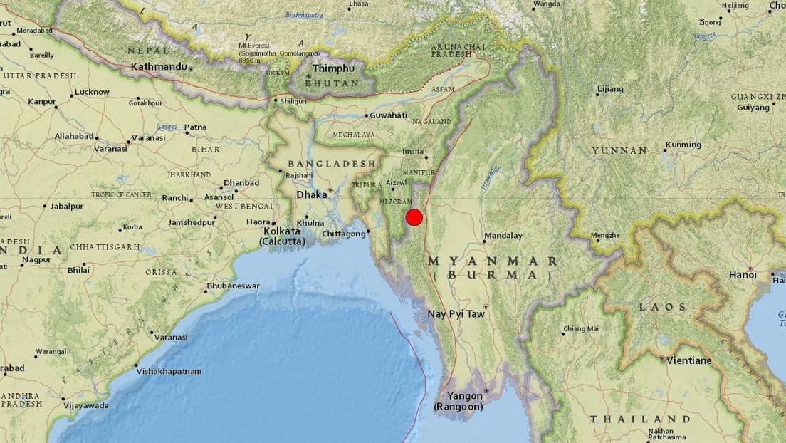 Un potente sismo de magnitud 6,1 sacude la región fronteriza entre la India y Myanmar