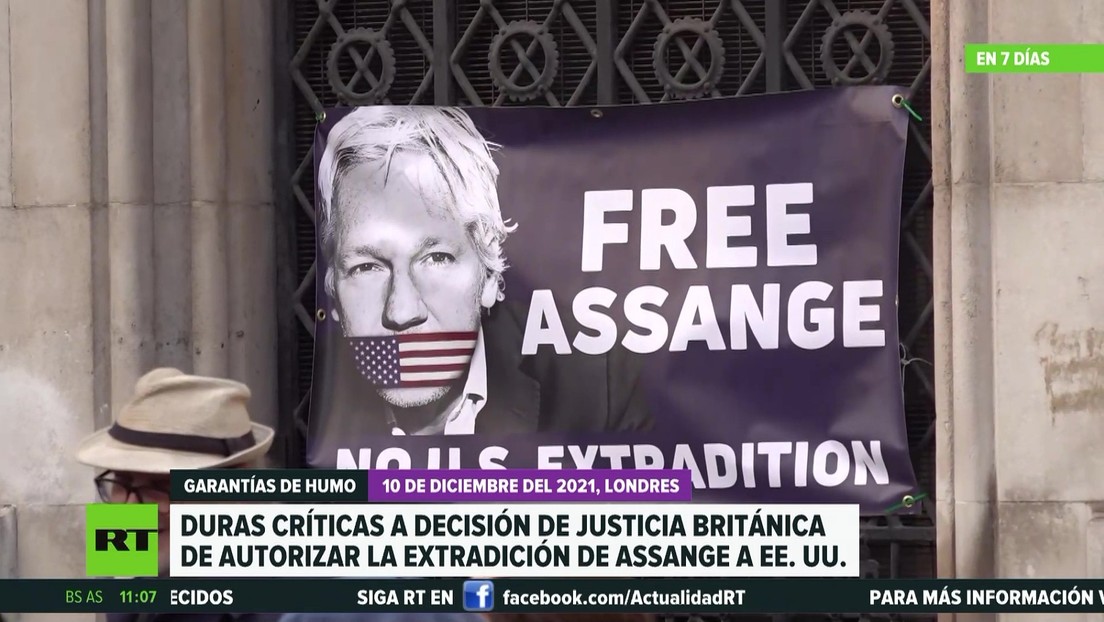 Duras críticas a la decisión de la Justicia británica de autorizar la extradición de Assange a EE.UU.