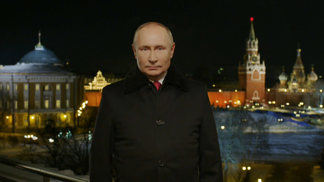 Vladímir Putin felicita al pueblo ruso por la llegada del 2022 con su tradicional mensaje de Año Nuevo (VIDEO)