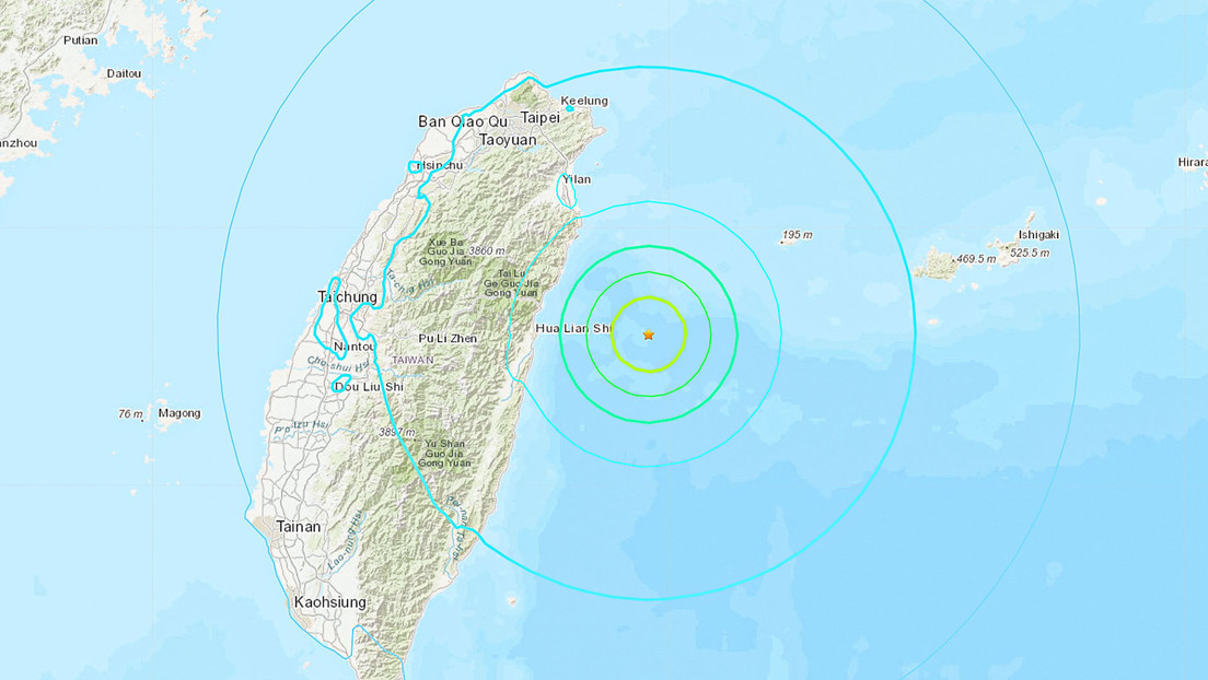 Un sismo de magnitud 6,2 sacude Taiwán