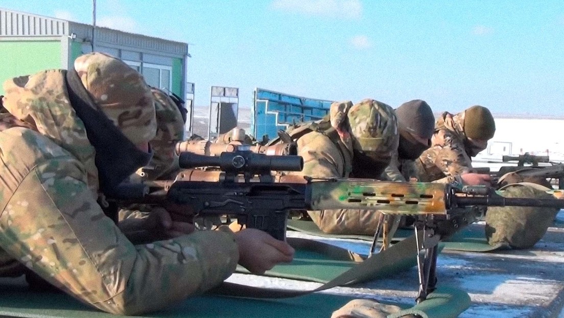 VIDEO: Francotiradores de una división motorizada rusa realizan un entrenamiento práctico