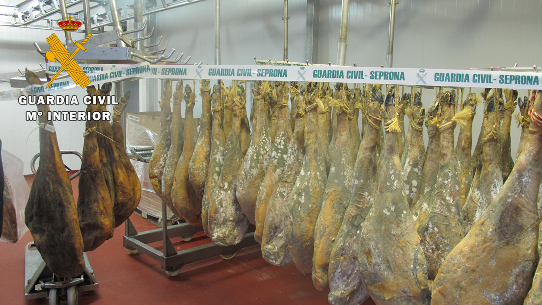VIDEO: Incautan en España casi 1.800 piezas de jamón en una operación contra el fraude alimenticio