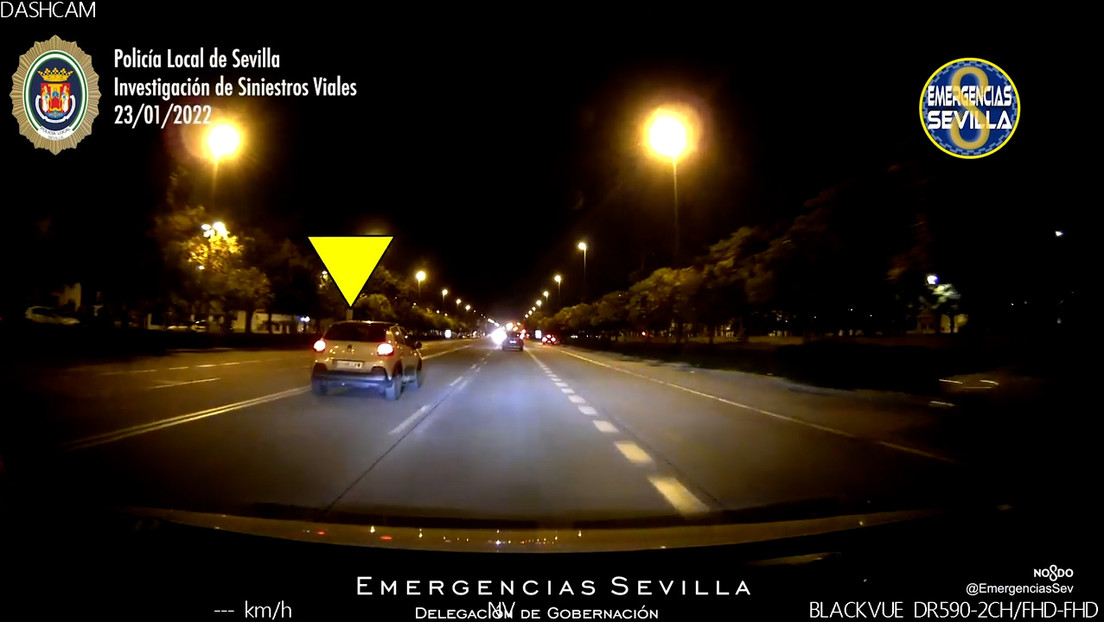 Un taxista en España persigue a un coche que se da a la fuga tras un accidente vial y las imágenes que grabó ayudan a localizarlo (VIDEO)