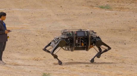 China desarrolla el robot biónico cuadrúpedo más grande del mundo para complejas misiones militares (VIDEO)