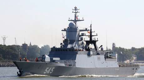 La Armada rusa inicia en el mar Báltico importantes simulacros navales con una veintena de buques y embarcaciones
