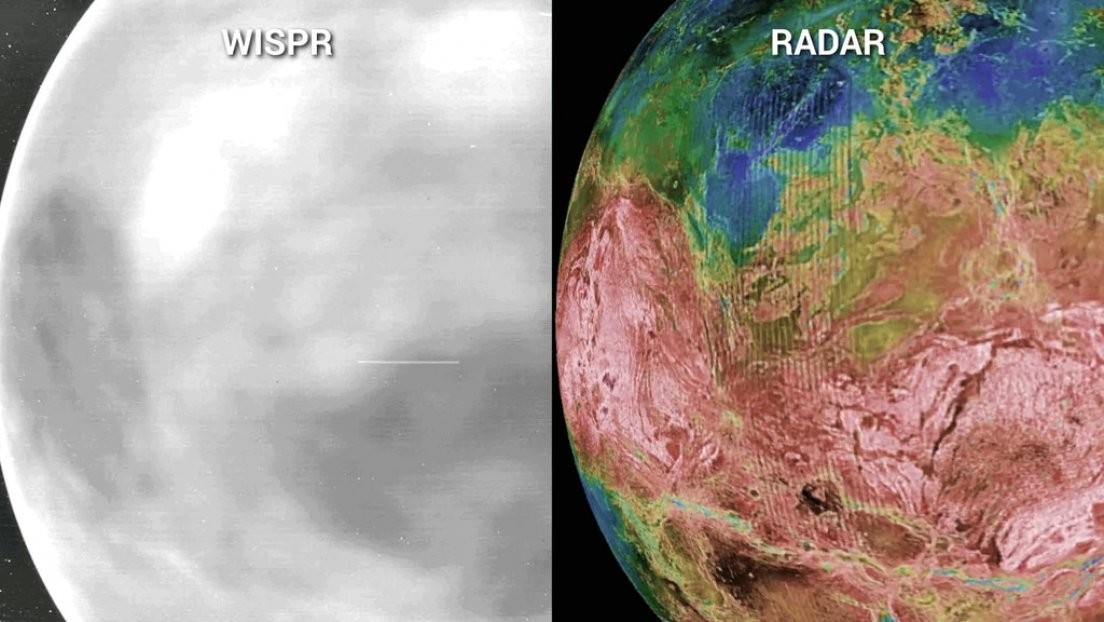 VIDEO: Las primeras imágenes de la superficie de Venus en luz visible, captadas por la sonda solar Parker de la NASA