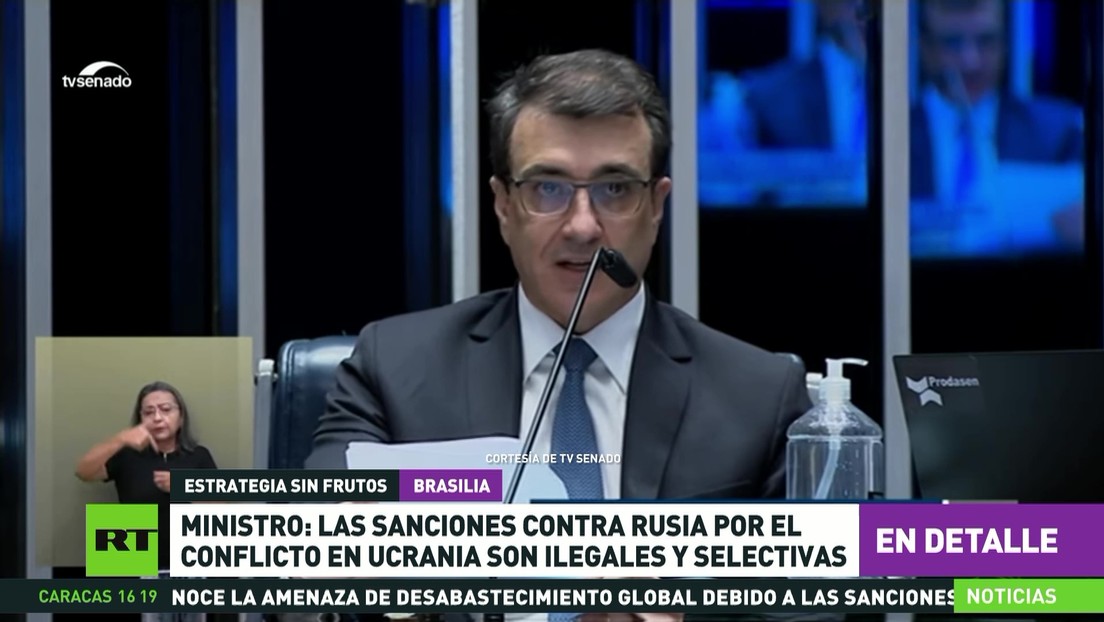 El ministro de Exteriores de Brasil tacha de ilegales y selectivas las sanciones contra Rusia por el conflicto en Ucrania