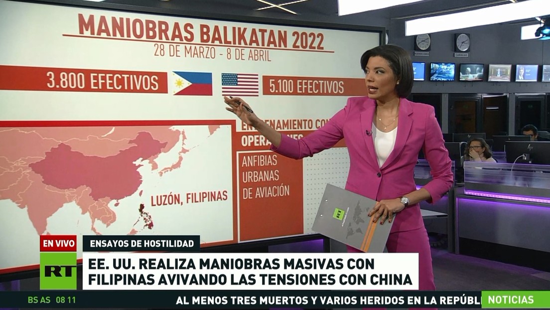 EE.UU. realiza maniobras masivas con Filipinas y aviva las tensiones con China