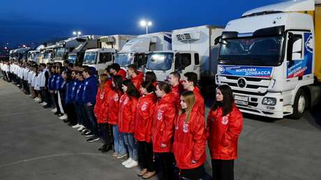 El Ministerio de Defensa de Rusia anuncia la formación de convoyes humanitarios para ayudar a la población de Ucrania