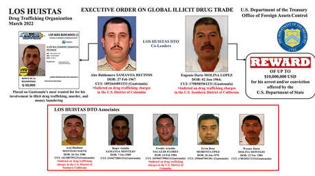 EE.UU. sanciona al cártel guatemalteco Los Huistas por narcotráfico y amenaza a la seguridad nacional