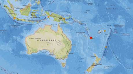 Activan la alerta de tsunami tras un terremoto de magnitud 6,8 cerca de Nueva Caledonia
