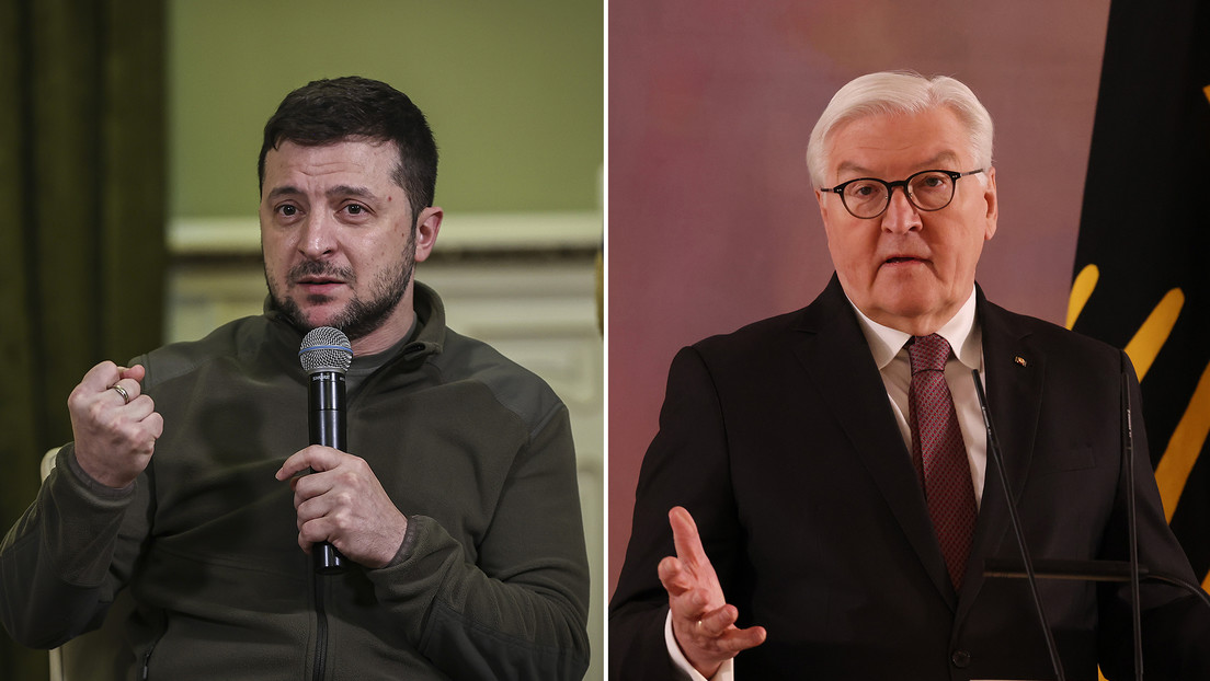 Bild: Zelenski se negó a recibir al presidente alemán Frank-Walter Steinmeier en Kiev "por sus estrechos vínculos con Rusia"