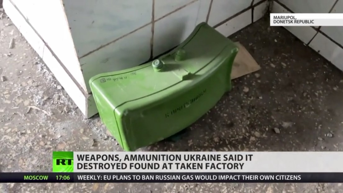 Un corresponsal de RT encuentra en una instalación militar ucraniana minas antipersonal, prohibidas internacionalmente