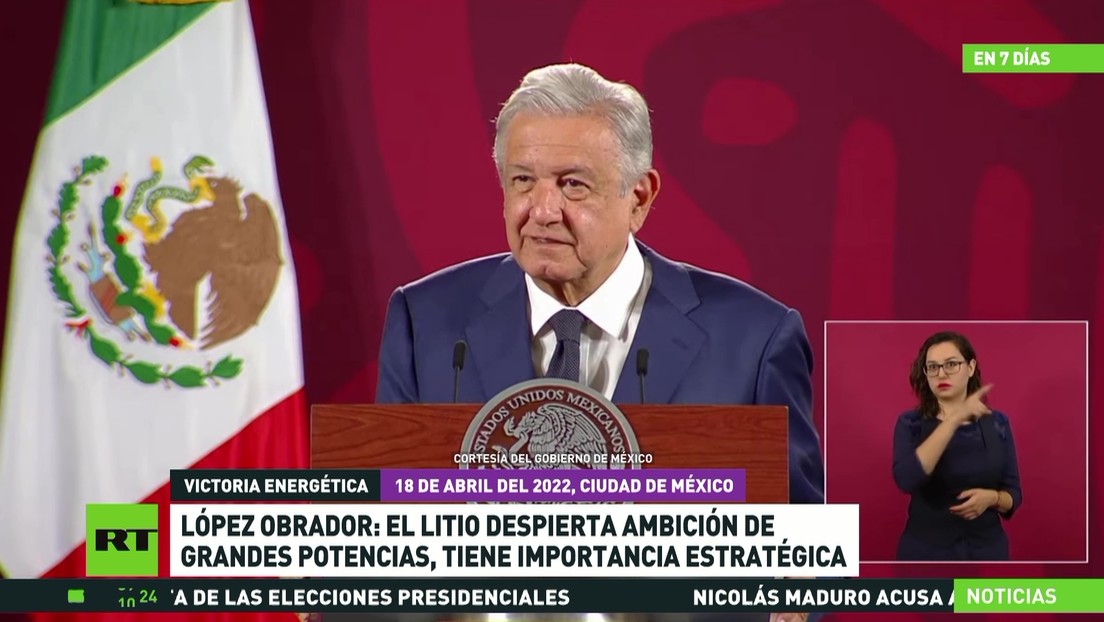 López Obrador celebra la aprobación de la reforma a la Ley Minera para nacionalizar el litio