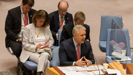 Duque ante el Consejo de Seguridad de la ONU: "La paz en Colombia no es un asunto  ni político ni electoral ni ideológico" - RT