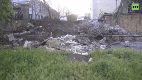 Rusia publica imágenes de las consecuencias del ataque ucraniano con misiles contra la ciudad de Jersón