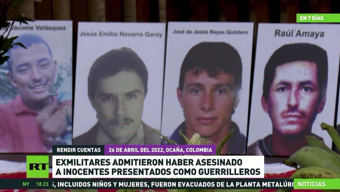 Exmilitares admitieron haber asesinado a inocentes presentados como guerrilleros
