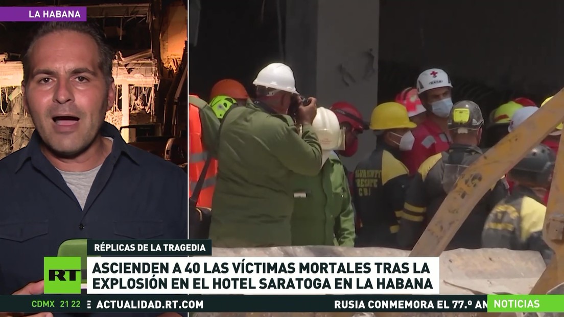 Ascienden a 40 las víctimas mortales por la explosión en el Hotel Saratoga de La Habana