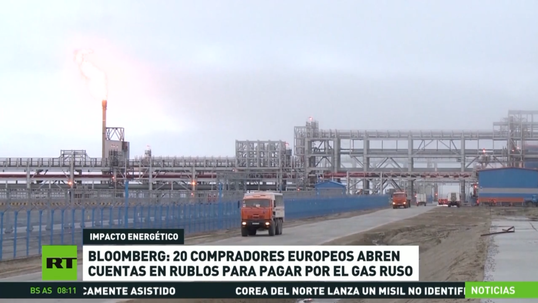 Decenas de empresas europeas aceptan el requerimiento del pago en rublos por el gas ruso