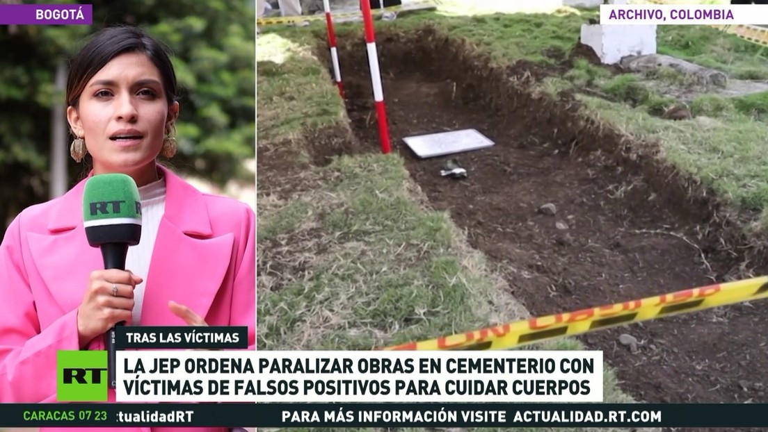 La Jurisdicción para la Paz de Colombia ordena paralizar obras en cementerio con víctimas de 'falsos positivos'