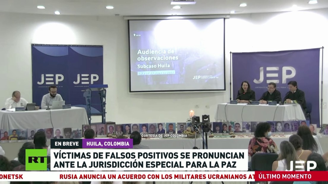 Familiares de víctimas de falsos positivos en Colombia se pronuncian ante la Jurisdicción Especial para la Paz